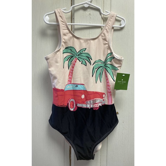 kate spade Other - NWT Girls Size 10 Kate Spade New York One Piece Swimsuit Road Trip